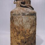 Milk can used to store documents in Warsaw Ghetto