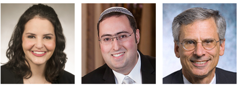 Rabbis Andi Fliegel, Tuvia Brander, and James Rosen