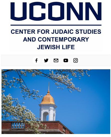 Center for Judaic Studies March 2020 Enews